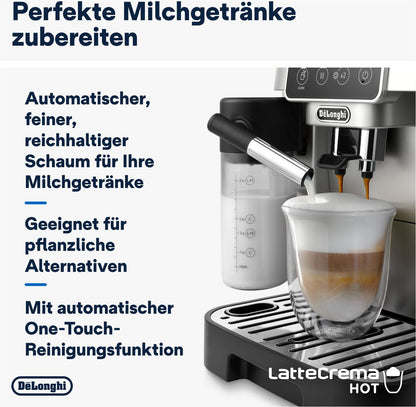 De’Longhi Kaffeevollautomat Start Milk ECAM220.80.SB, Milchkaraffe inklusive, Perfekter Cappuccino