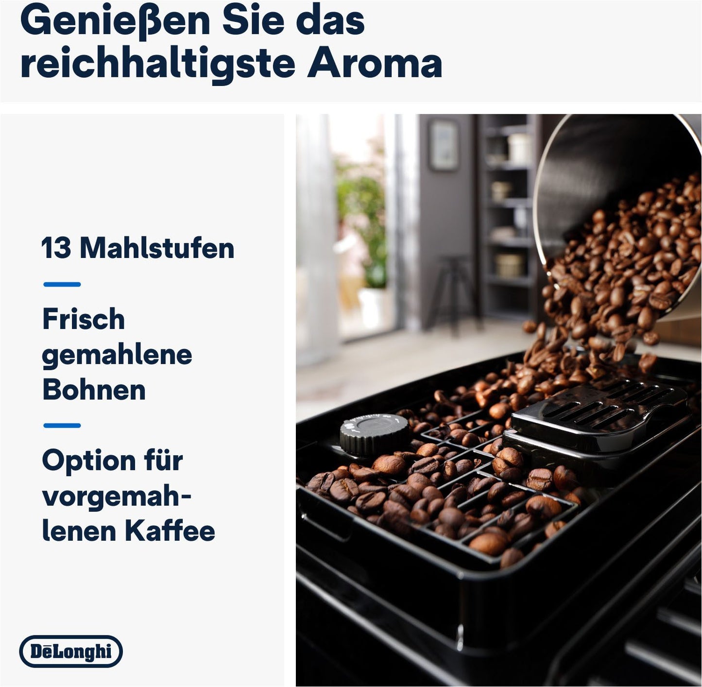 De’Longhi Kaffeevollautomat Start Milk ECAM220.80.SB, Milchkaraffe inklusive, Perfekter Cappuccino