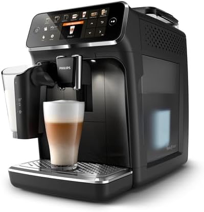 Philips Espressomaschine der Serie 5400 (EP5441/50) – Genießen Sie 12 Getränke,schnell reinigendes LatteGo,intuitives TFT-Display,anpassbare Kaffeeeinstellungen,erstklassiges Küchendesign