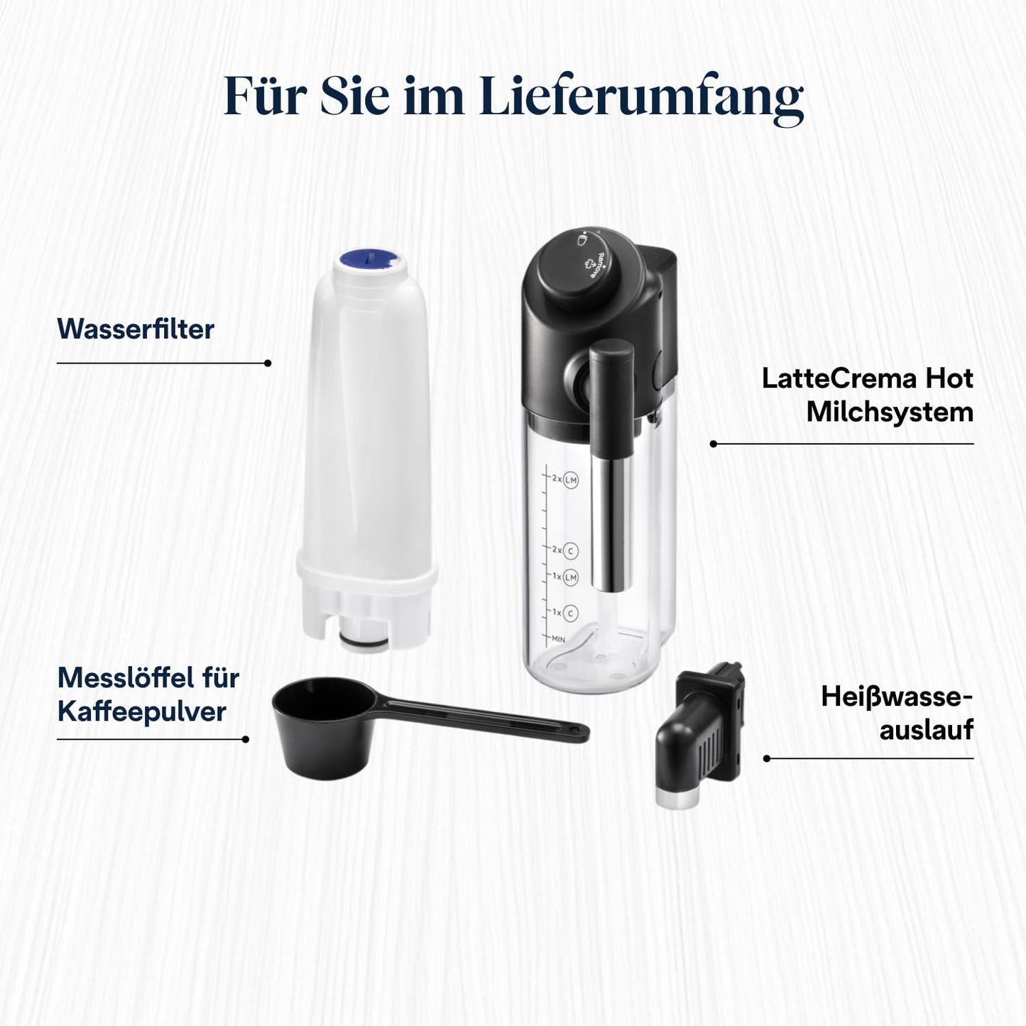 De’Longhi Magnifica Evo - Kaffeevollautomat mit Vollautomatischem cremigen Milchschaum, 7 One-Touch-Getränke, Cappuccino & Espresso, Kaffeemaschine, Soft-Touch-Bedienfeld, Silber (ECAM292.81.SB)