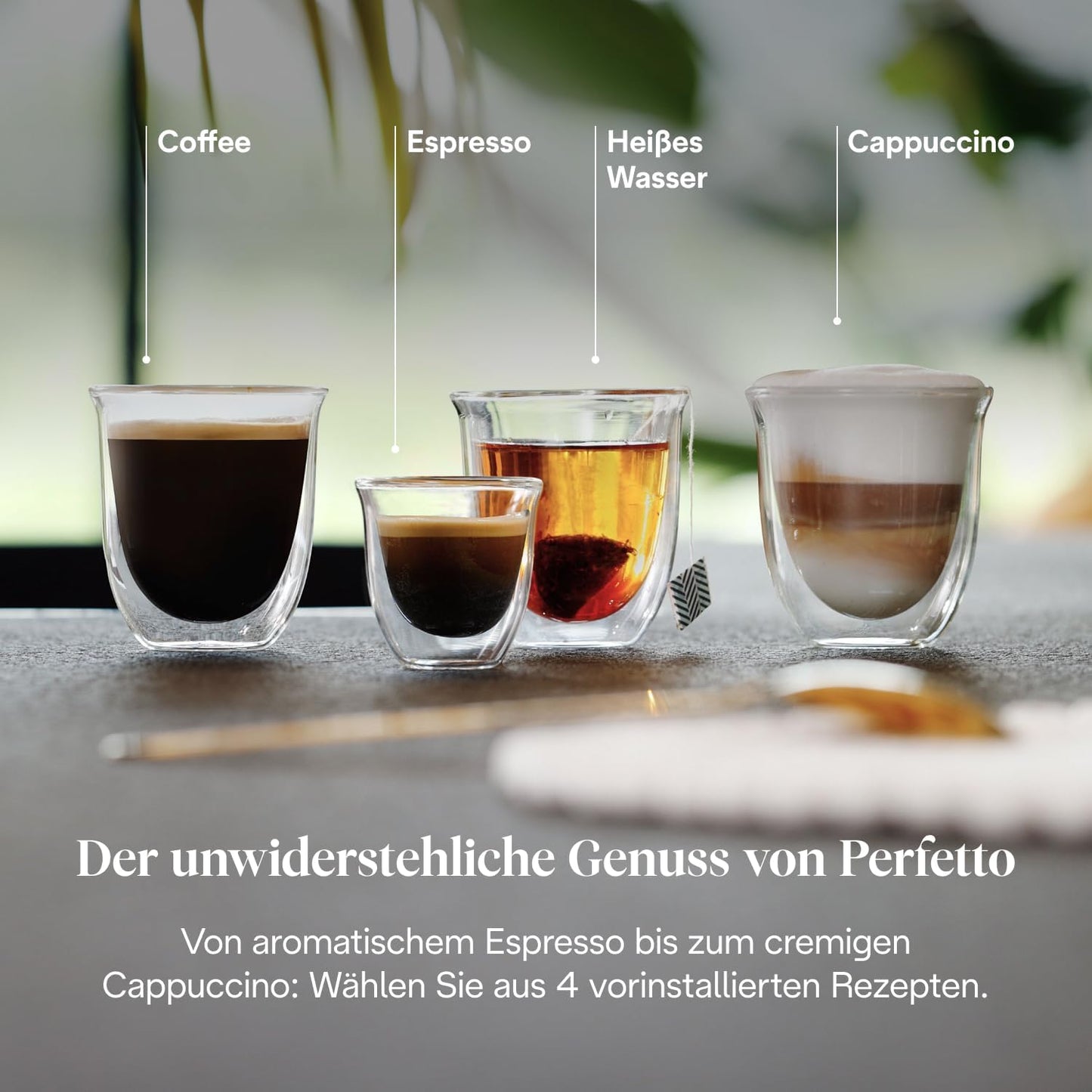 De’Longhi Magnifica Start (ECAM222.60.BG) - Perfetto Kaffeevollautomat mit LatteCrema-Milchaufschäumer,4 One-Touch-Getränke, Cappuccino Kaffeemaschine,Soft-Touch-Bedienfeld,Schwarz-Grau
