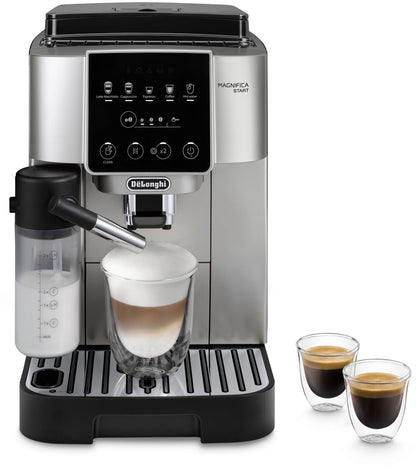 De’Longhi Kaffeevollautomat Start Milk ECAM220.80.SB, Milchkaraffe inklusive, Perfekter Cappuccino